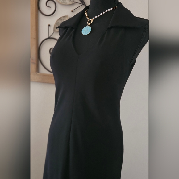 Jones New York Black Maxi Dress Size 12 - Picture 12 of 15